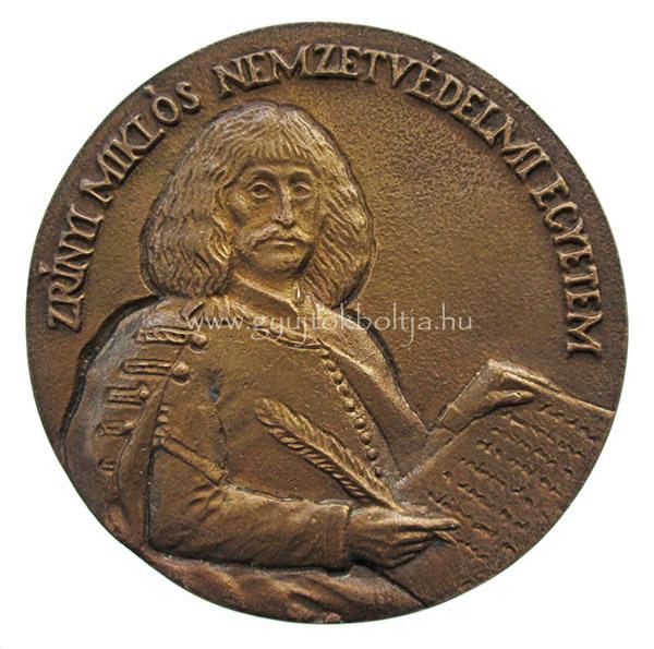 Zrnyi Mikls Nemzetvdelmi Egyetem plakett